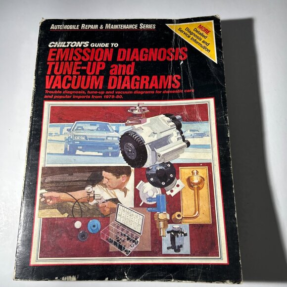 Chiltons Guide to Emission Diagnosis Tune-Up Vacuum Diagrams 1979-1980 Repair - Picture 11 of 11